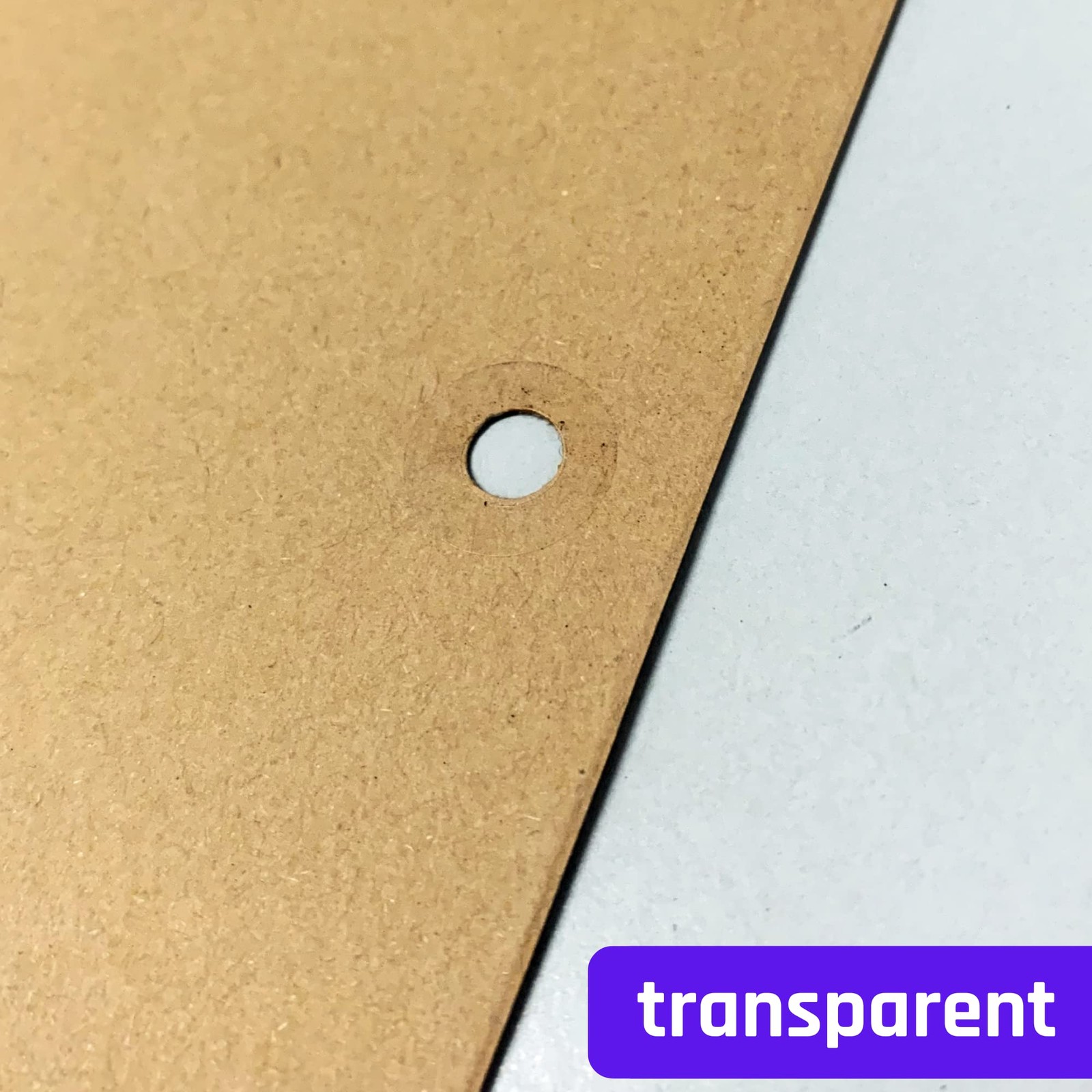 2000 Pieces – Clear Hole Punch 0.5*0.5 inches, Clear,transparent