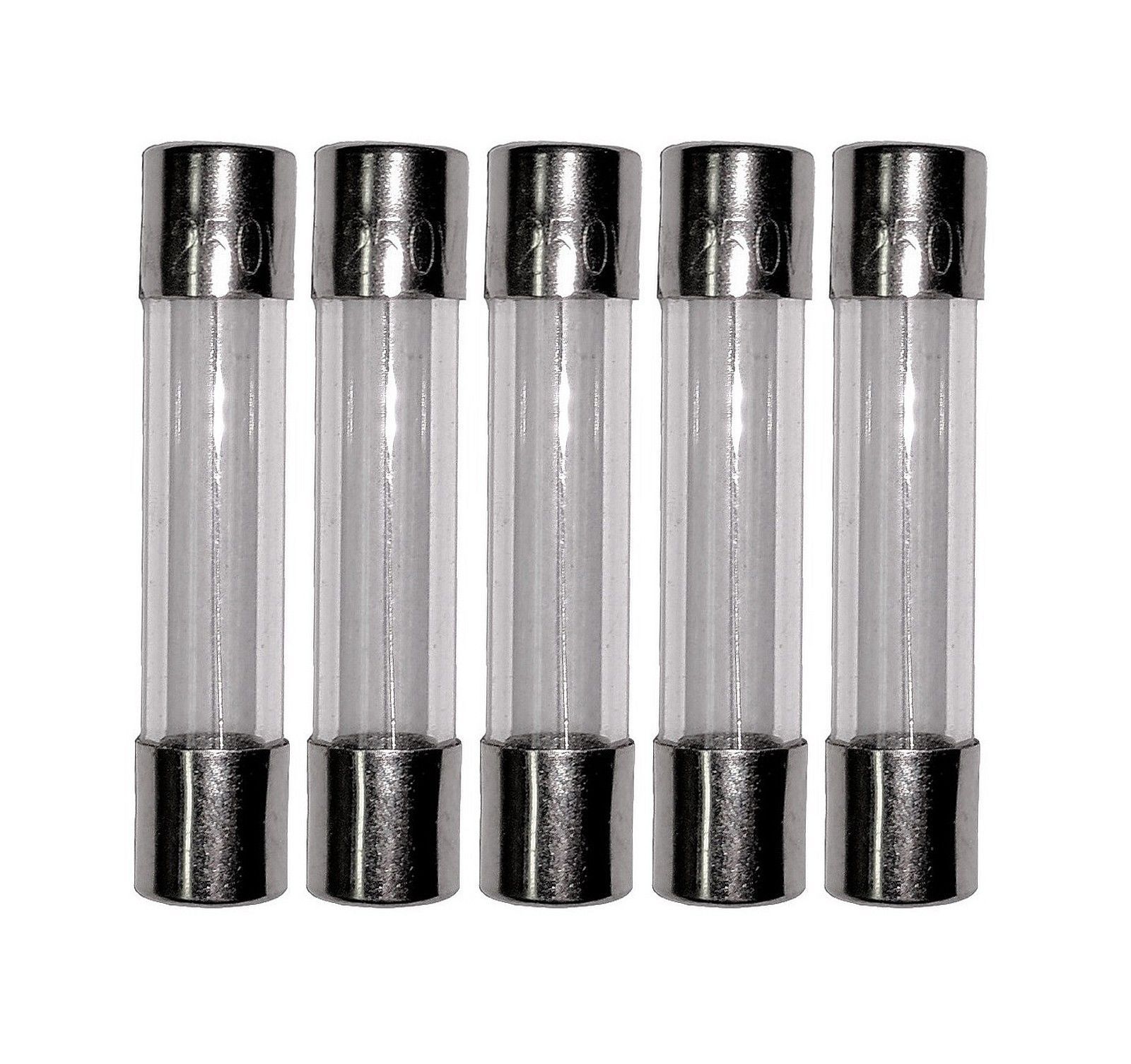 Pack of 5 – 3A Slow Blow Fuse 250V 6x30mm (1/4″ x 1-1/4″) USA Free Shipping!