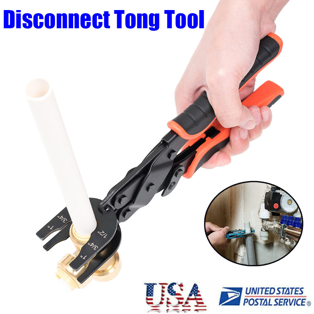 Disconnect Tong Tool for Push to Connect 1/2» 3/4» 1» Fittings Removal Tool