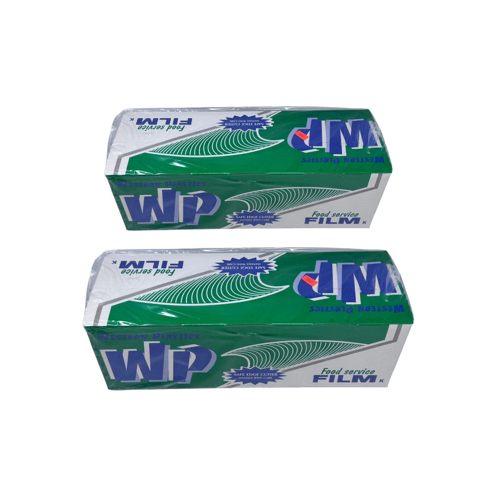 2 Pack – Western Plastics 12″ x 2000′ Food Service Film Cling Wrap w Cutter Box