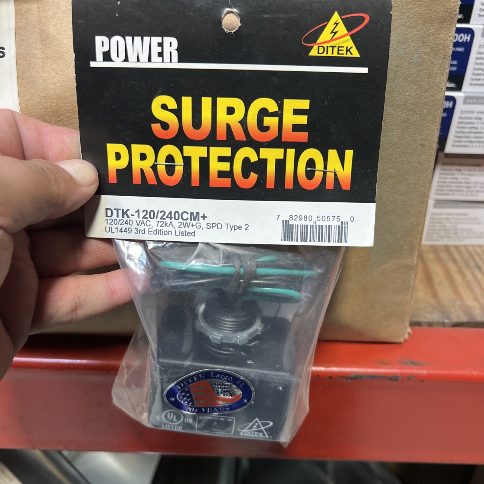 Ditek DTK-120/240CM+ 120/240 VAC Surge Protection-Heat Pump/AC