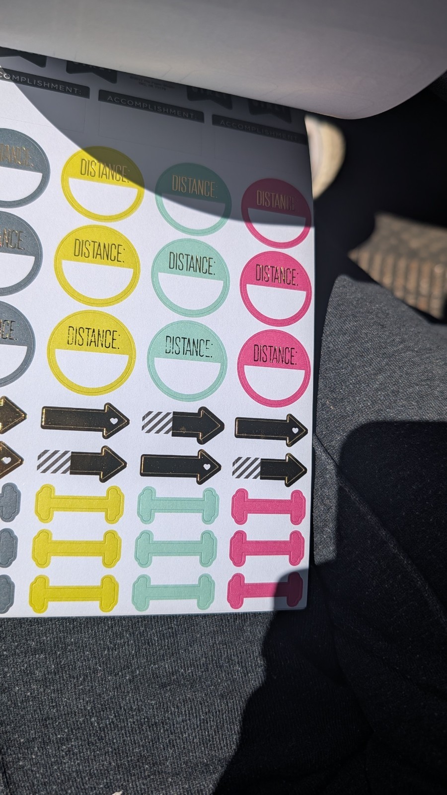 Agenda 52 Planner Sticker Books Lot Of 4 Slightly Used Fitness, Everyday Phrases