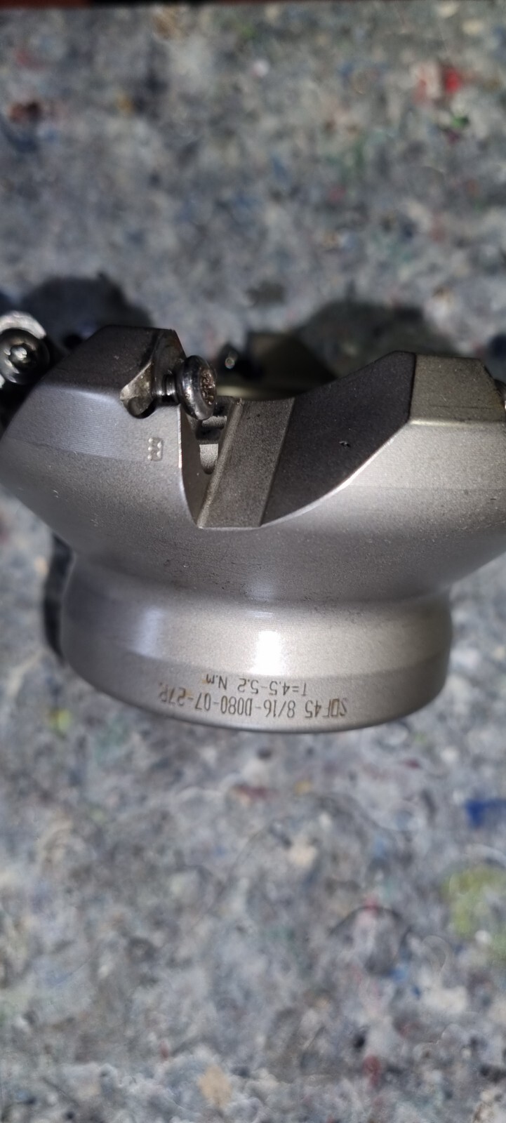 Iscar D80 SOF45 8/16-D080-07-27R Insert Cutter Head