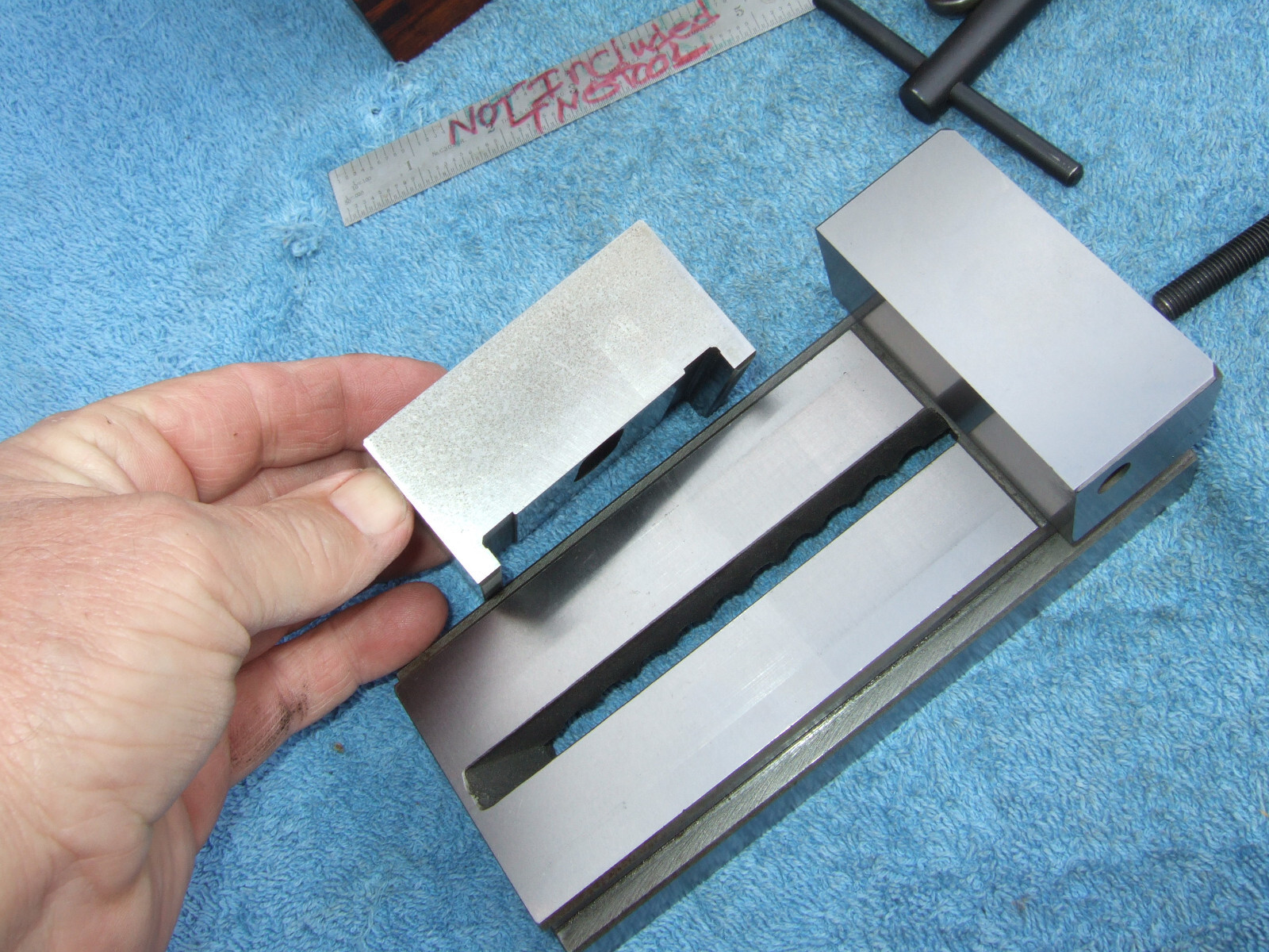 HERMANN SCHMIDT USED V0 4 WOH GRIND VISE CASE&WRENCH TOOLMAKER MACHINIST GRIND 9