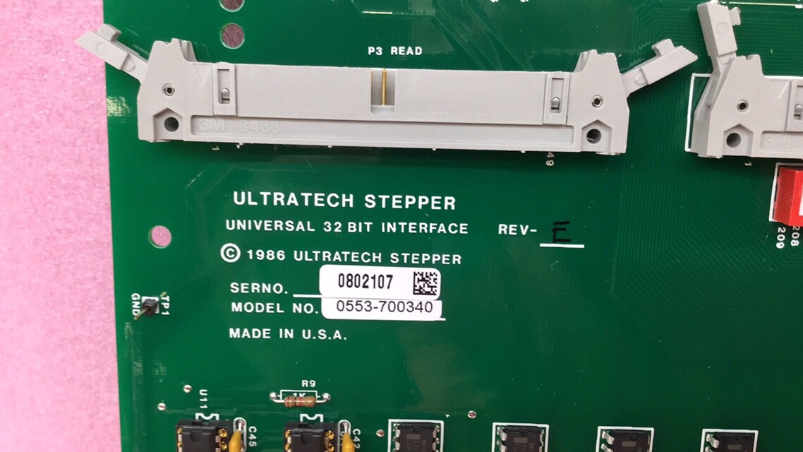 Ultratech 0553-700340 Stepper Universal 32 Bit Interface Board Rev. E VSE Tested