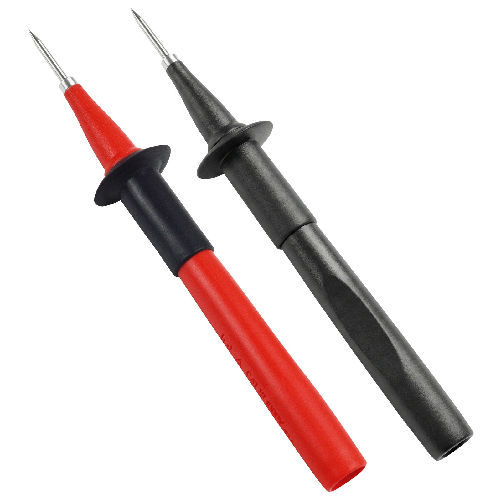 ZIBOO TP220 2 Piece Sure Grip Industrial Test Probes Set with Stainless Steel Ti