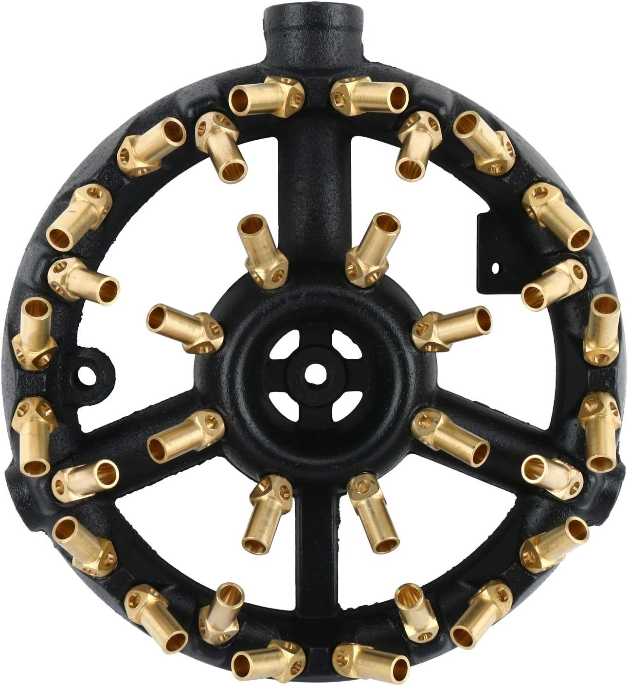 Chinese Wok Range 23/32 Tips Jet Burner, Copper Tips Cast Iron Body Propane Gas
