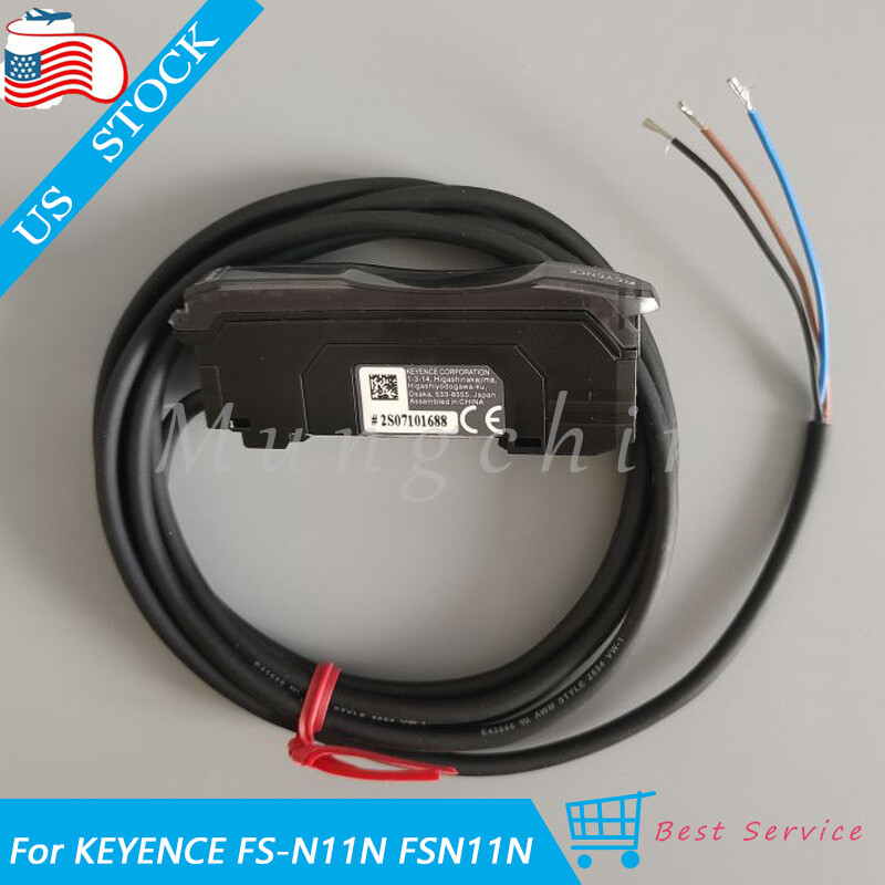 NEW Fiber Optic Digital Amplifier Sensor For KEYENCE FS-N11N FSN11N 12-24VDC