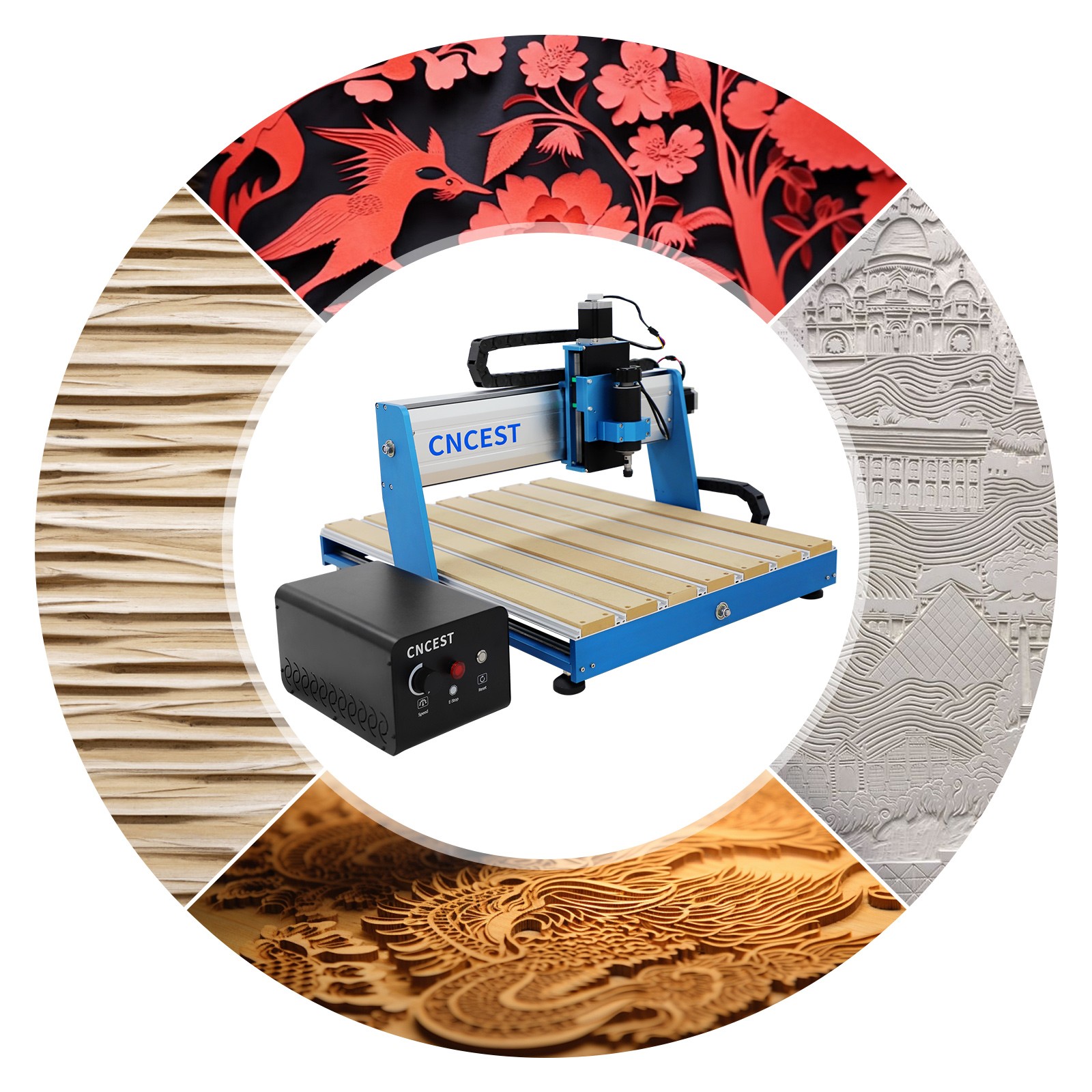 CNC Machine PROVerXL 6050 Plus for Metal Wood Acrylic MDF Carving, GRBL Control