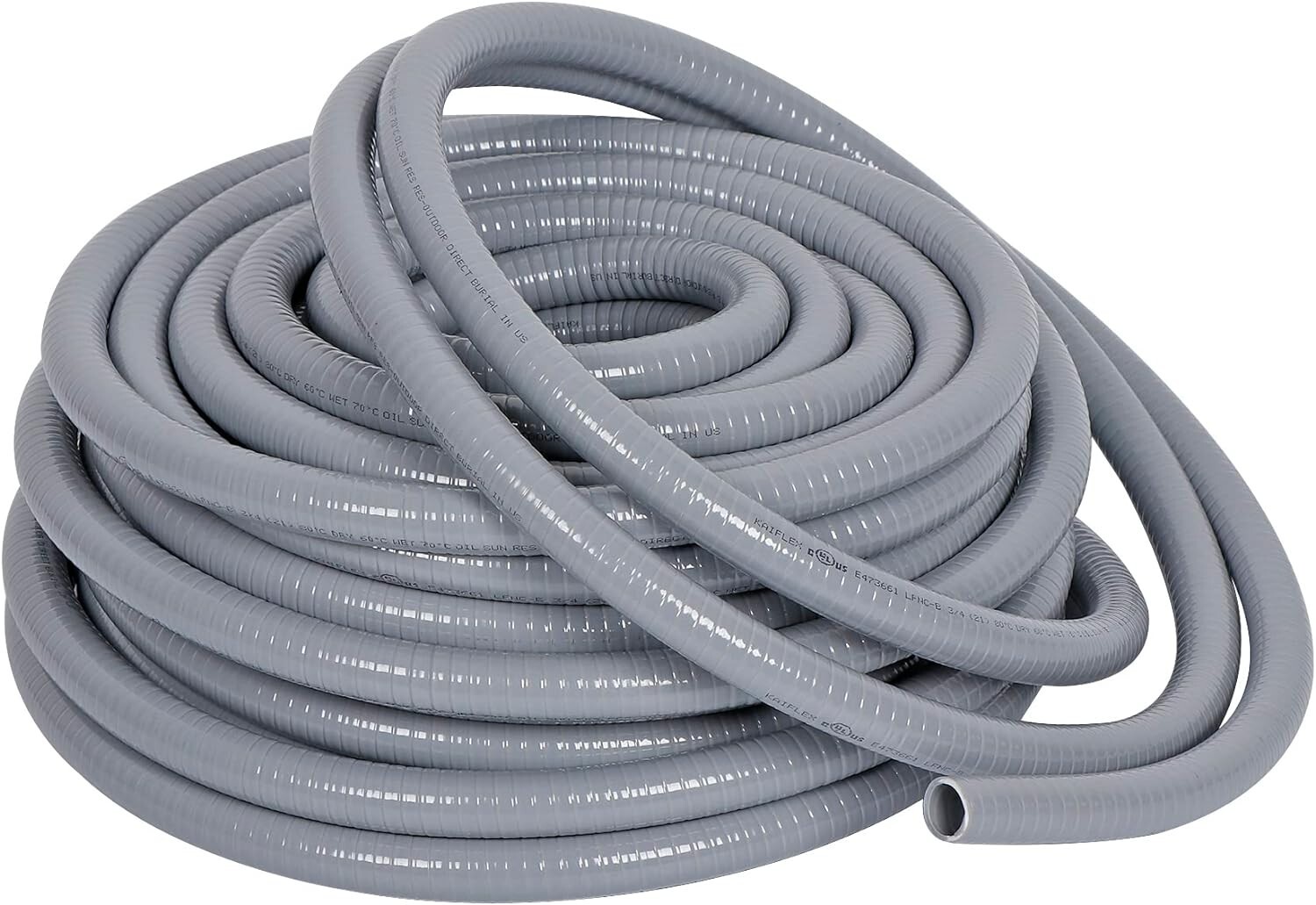 1/2″ 50ft Electrical Conduit Kit – Flexible Non-Metallic Liquid-Tight Conduit