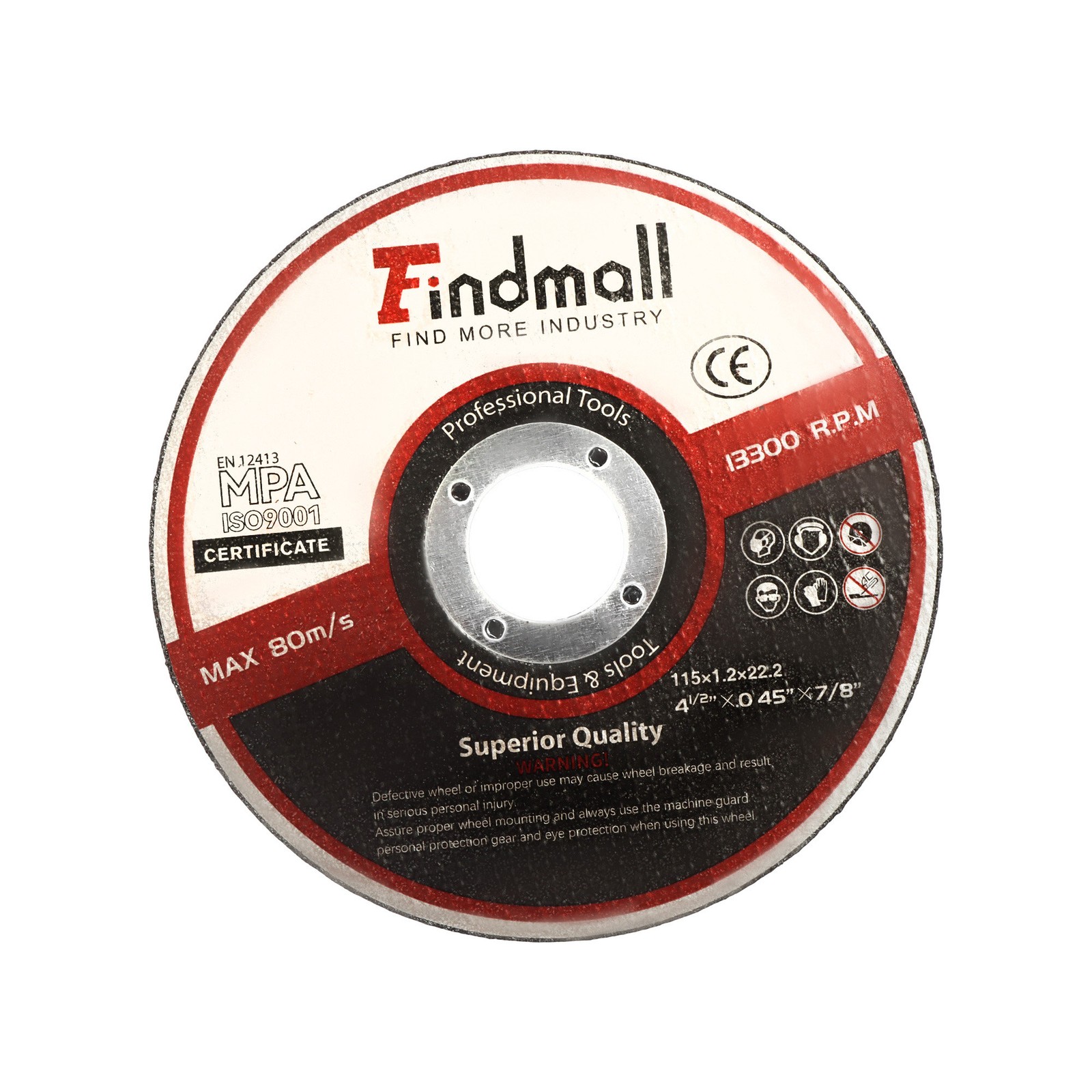 50 Pcs 4-1/2″ x 3/64″ x 7/8″ Cut-off Wheel Stainless Steel & Metal Cutting Disc
