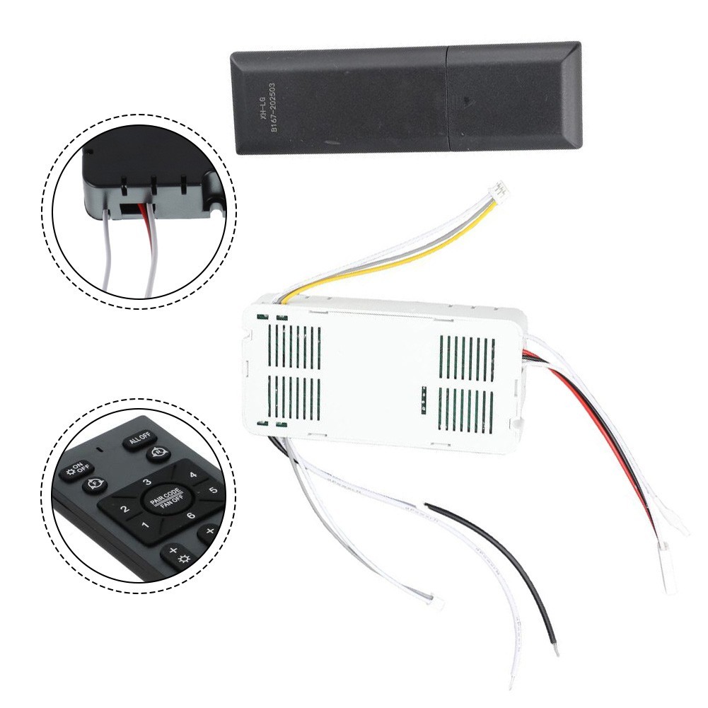 6 Ceiling Fan Light Remote Control Set for Optimal Comfort in Any Room