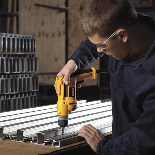 DEWALT 3/8 in. 7 Amp VSR Pistol Grip Drill Kit DWD110KR Certified Refurbished