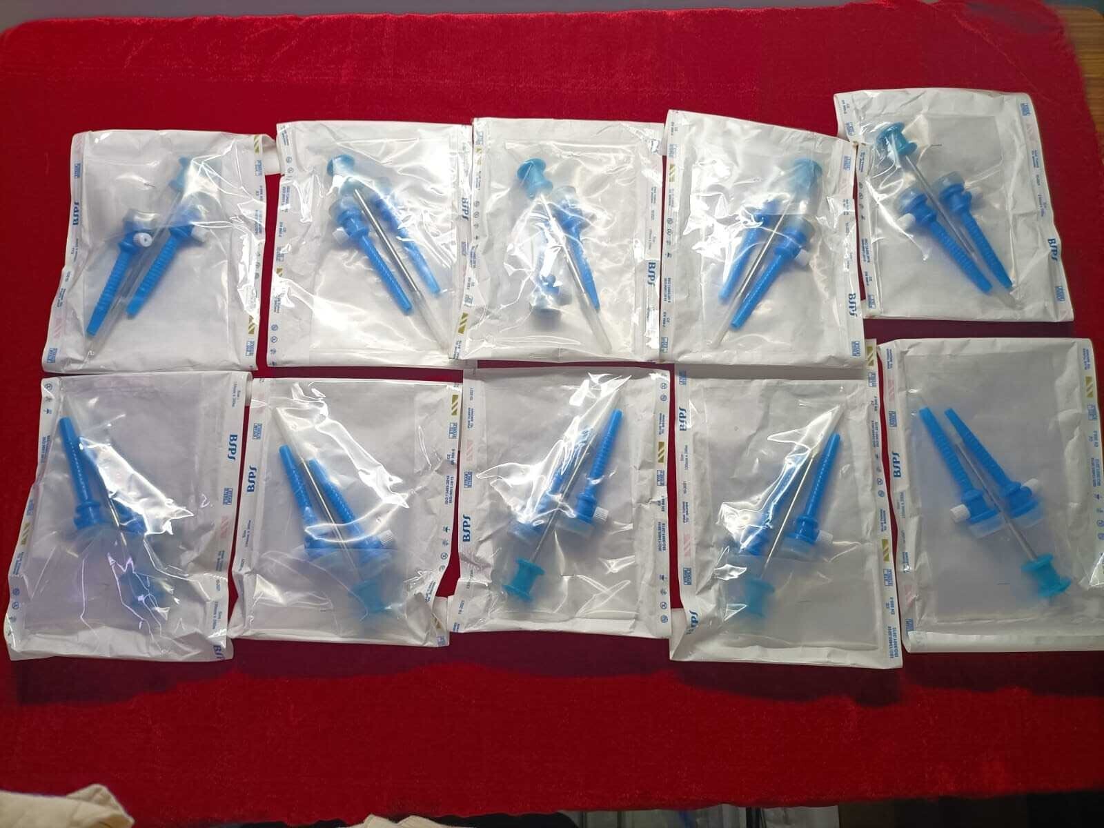 Laparoscopic Disposable Plastic Trocar Cannula 5mm Surgical Instruments – 10pc
