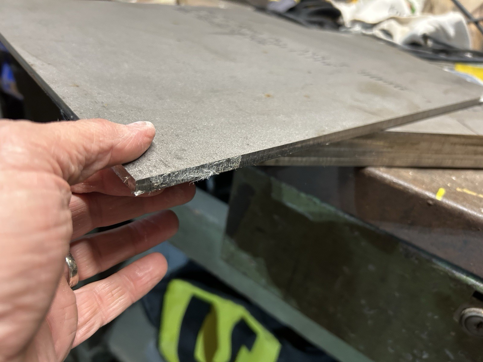 1/4″ x 15-3/4″ x 16-3/8″, Titanium sheet, plate, Grade 5