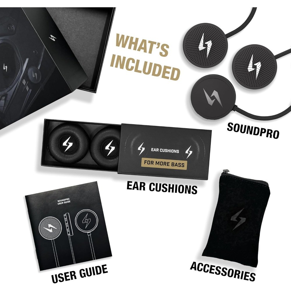 Syphon SoundPro: Ultra-Thin 9.6mm Bluetooth Moto Headphones – Glove-Friendly