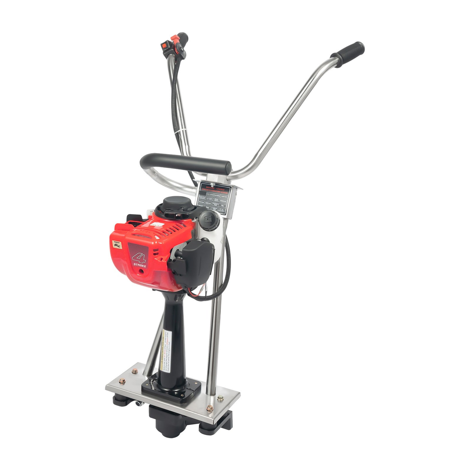 900W 4-Stroke Concrete Vibrating Machine 35.8CC Concrete Vibrating Machine