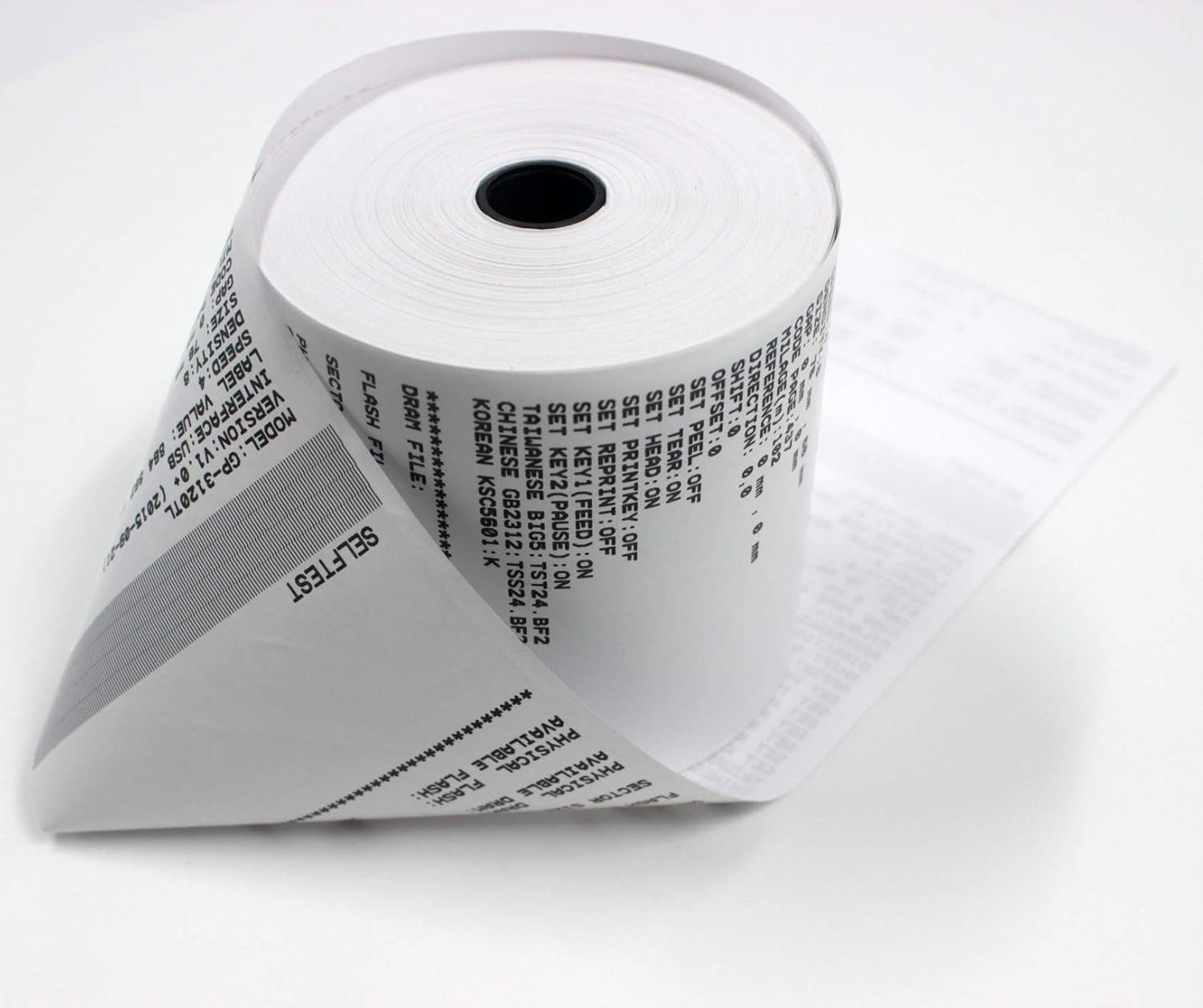 2 5/16″ X 400′ Thermal Receipt Paper Rolls (12 Rolls) for Dresser Wayne Gas Syst