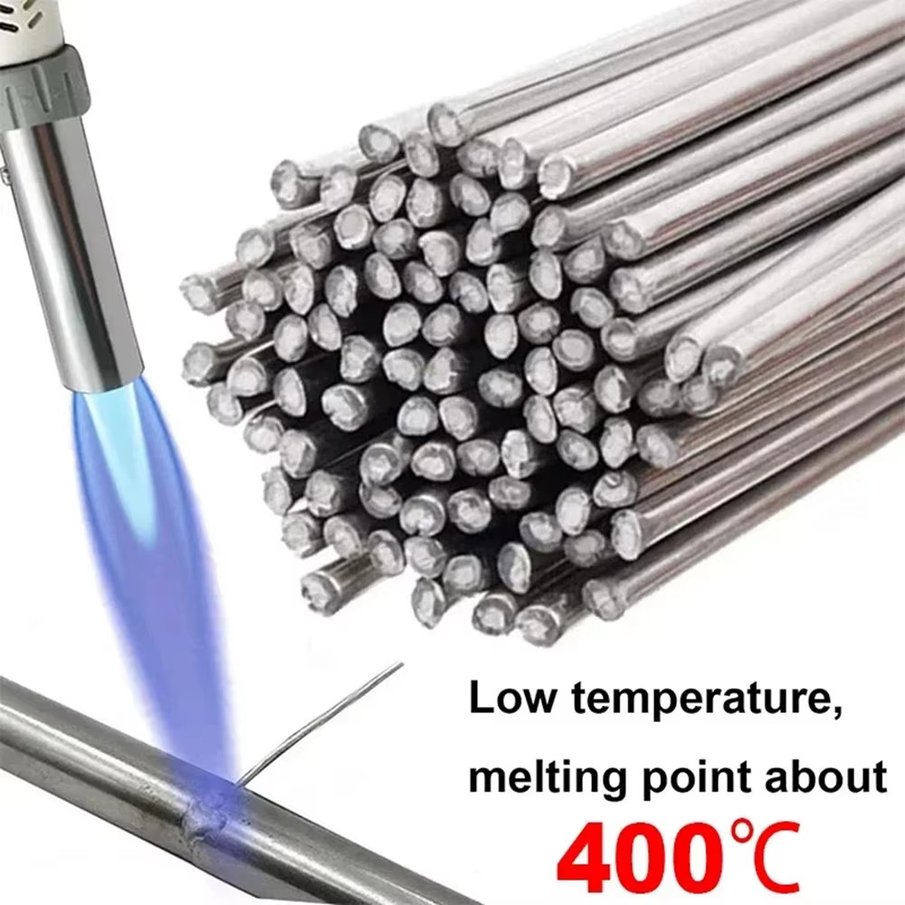 20-Pack Low Temperature Aluminum Welding Rods – Easy Melt No-Flux Solder Sticks