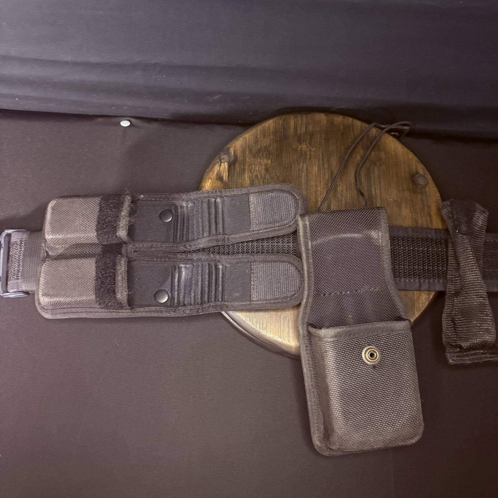 Bianchi Nylon Duty Belt 34″- 40″ w/Radio Case, ASP Baton Holster, Handcuff Pouch
