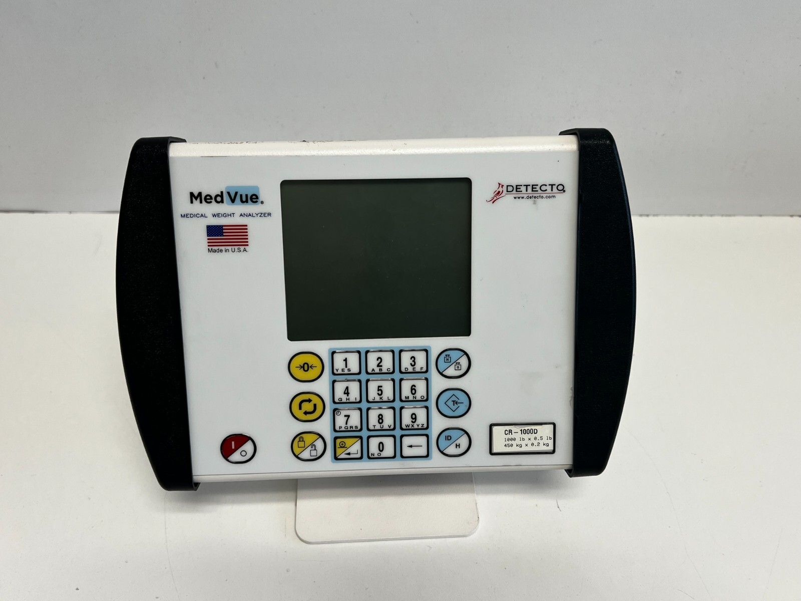 Shelf 18: Detecto MedVue Digital Weight Analyzer Head CR-1000D – Untested