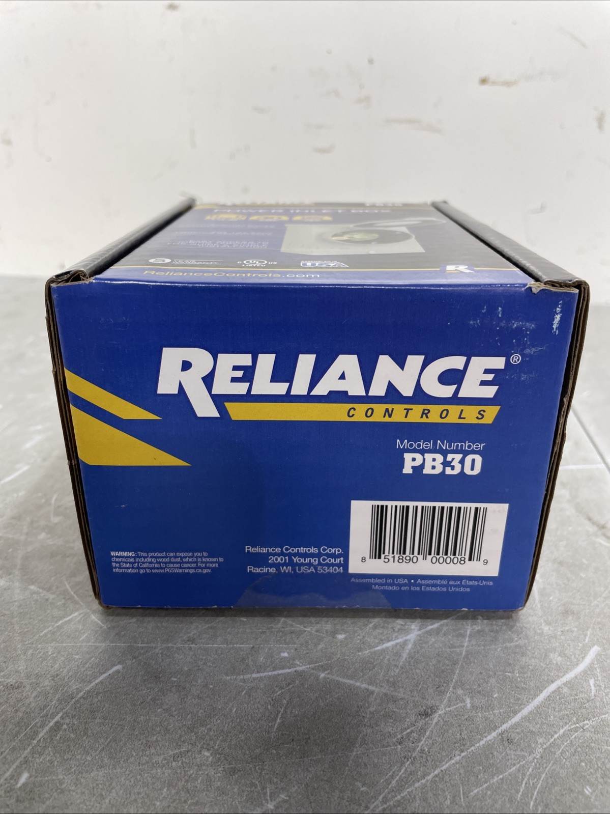 Reliance Controls Generators Up to 7,500 Running W PB30 30-Amp NEMA 3R Power