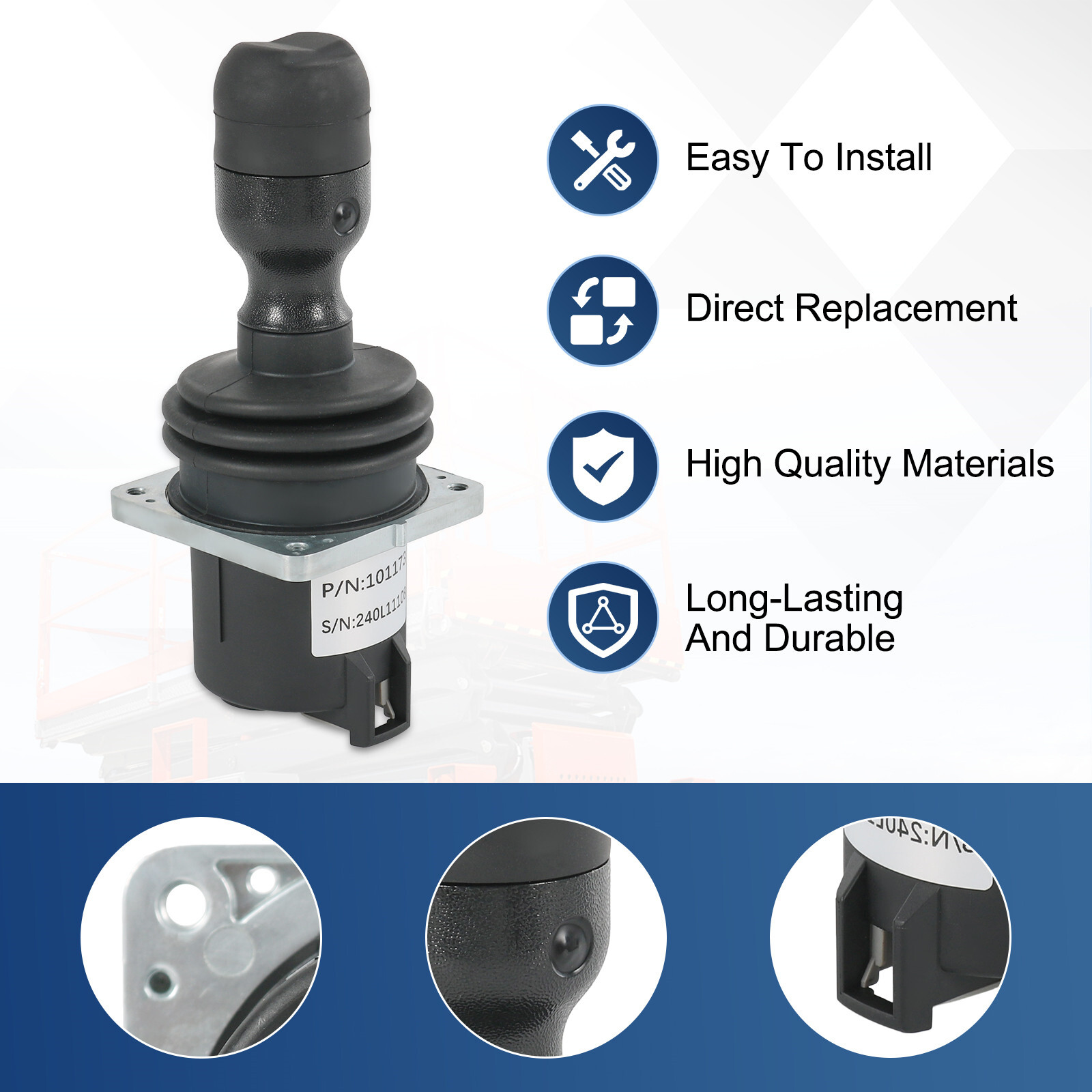 Single Axis Joystick Controller for Genie Boom Lift S-60 S-65 S-80 S-85 101173GT