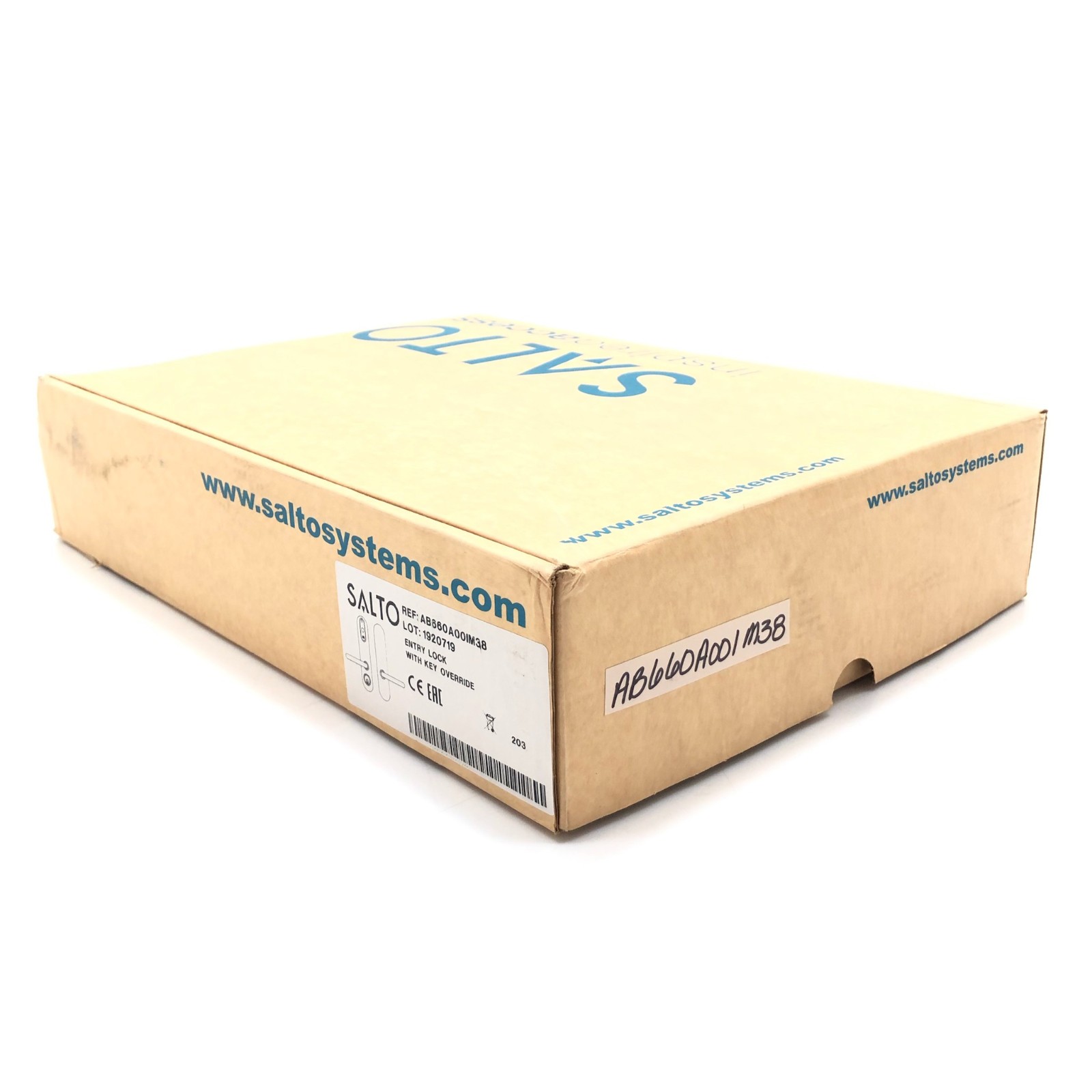 NEW Salto AB660A001M38 XS4 Original+ ANSI RF Reader Doorhandle w Key Override