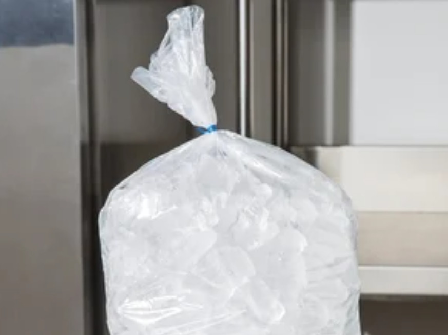 5 LB 1000/Bundle Clear Plastic Ice Bag 1.2 Mil Durable Plastic Extra Strength