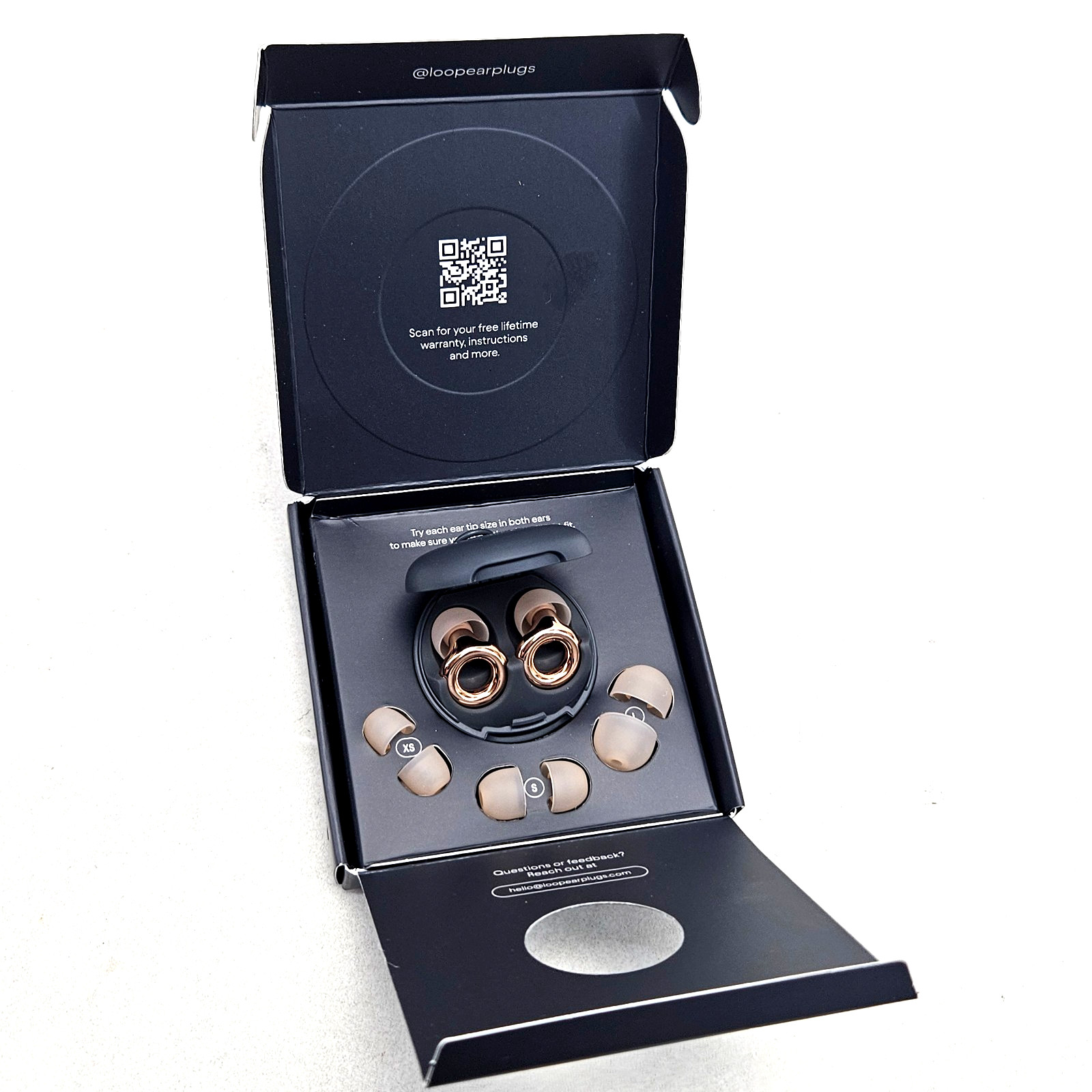 Loop Experience 2 Rose Gold Noise Reduction Earplugs New Sealed Box 12 dB Rating
