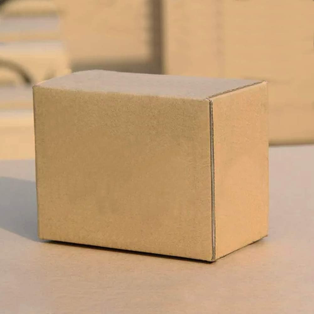 Shipping Boxes Mailers 8X6X4 Inches Corrugated Cardboard Small Packing Kraft Mov