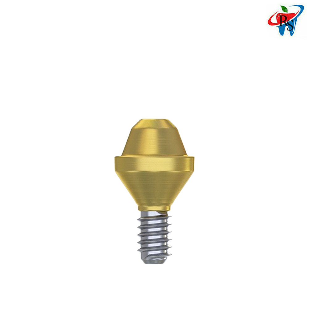 1x Kit Prosthetic Straight Multi Unit 1.6 NP Conical Connection 2.25 Titanium