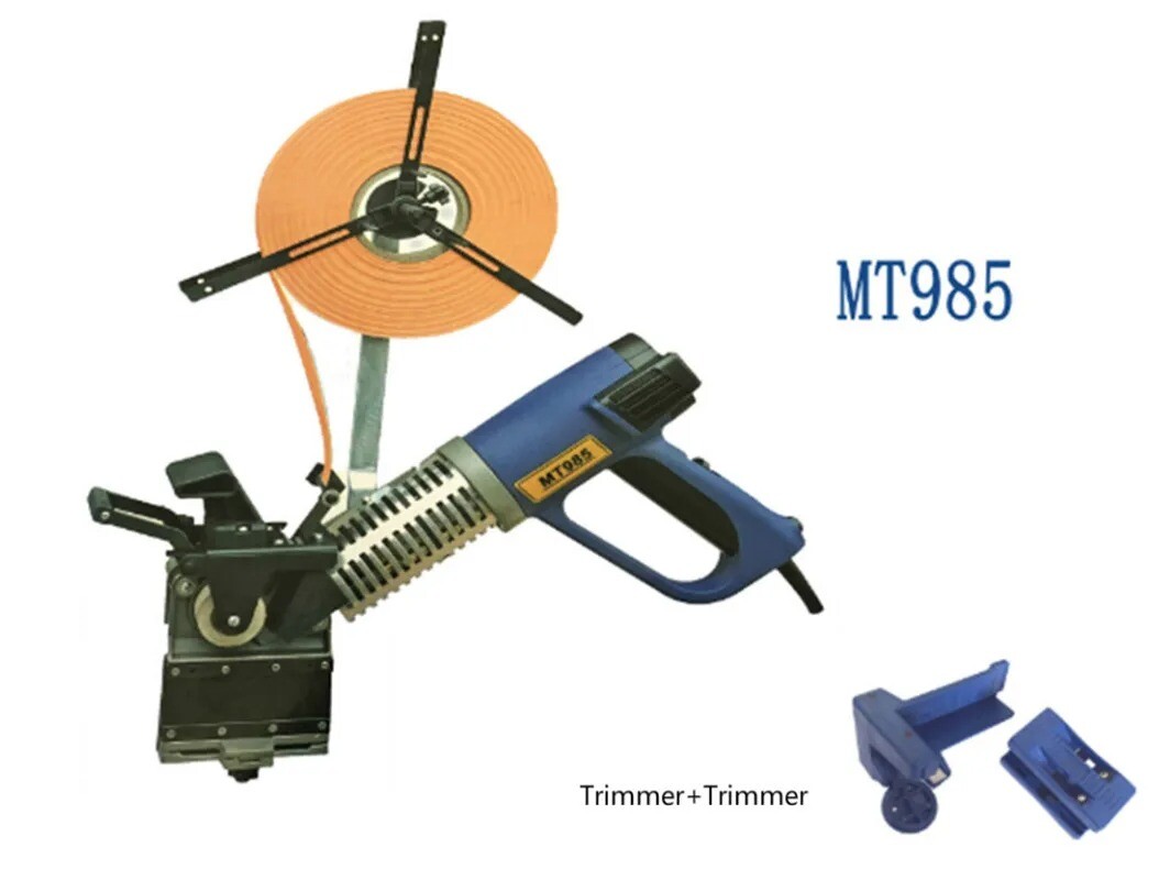 MT985 Small Portable Edge Banding Machine Curve Straight Manual Edge Bander