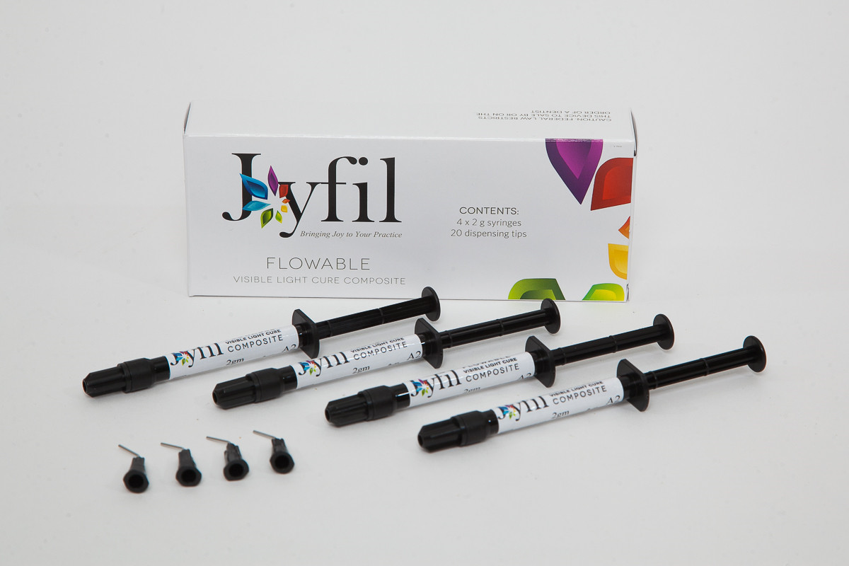 House Brand 004-010A2 JOYFIL Flowable Light Cure Composite Syringe A2 4/Pk 2gm