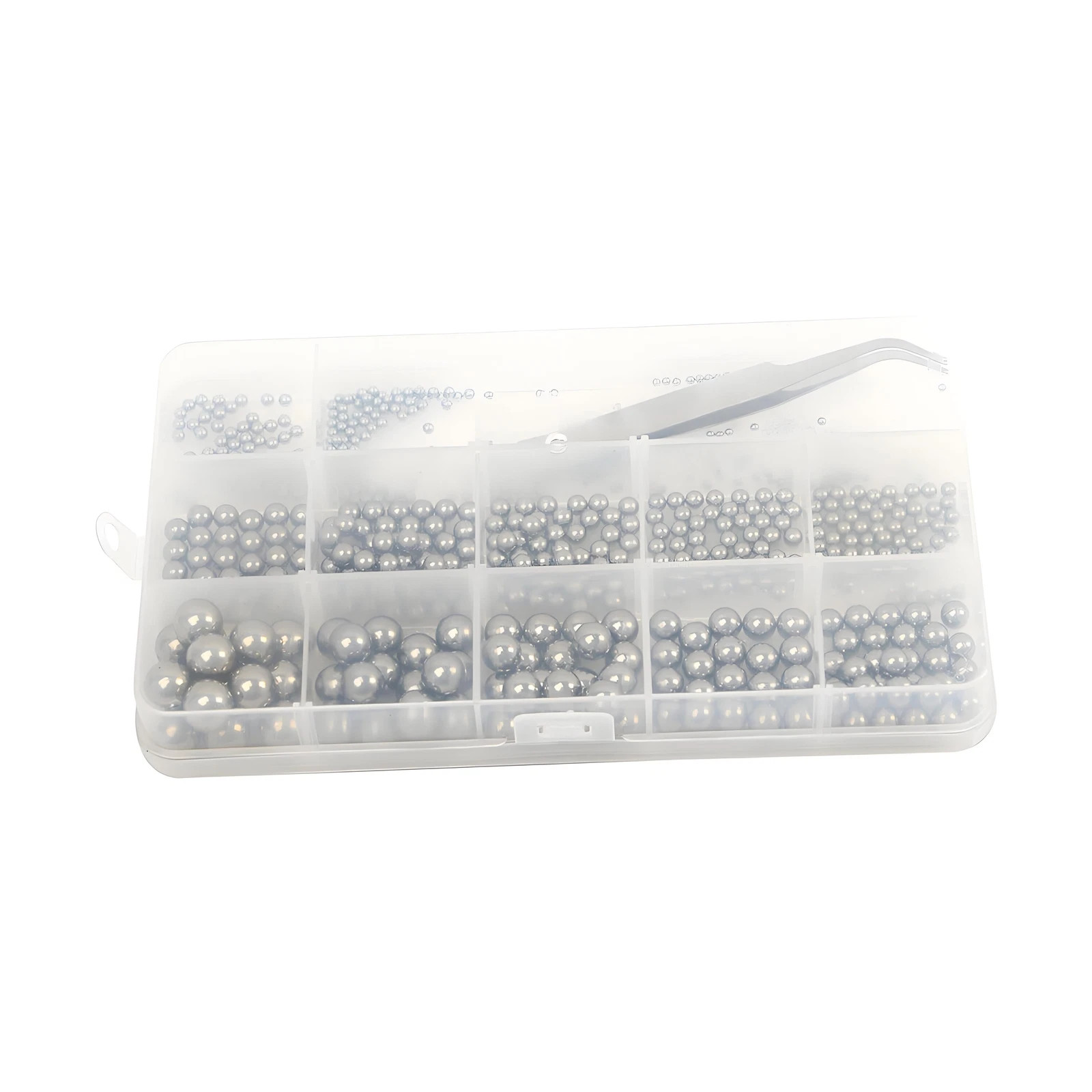 600 Pcs Metric Precision Steel Bearing Balls, Assorted Stainless Steel Loose Bic