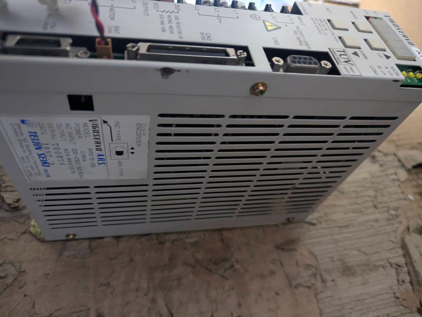 TEIJIN SEIKI ARS15-06 Vigoservo Servo Drive US Free TAX From Actual Machine