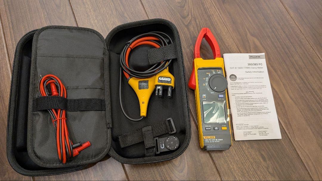 Fluke 393 FC Solar Clamp Meter Digital Clamp On 1.3″Jaw Cap jp