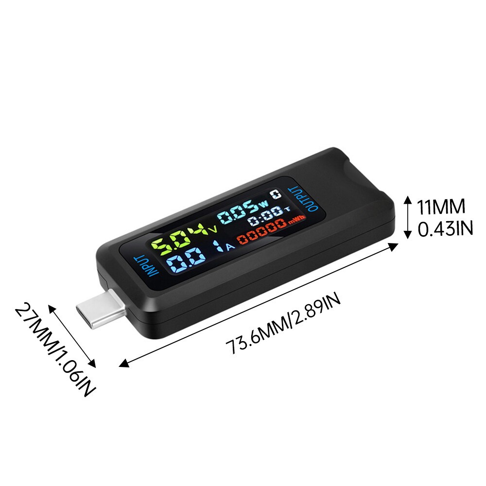 4.5~36V USB Type-C Digital Power Capacity Tester Voltage Current Meter Detector