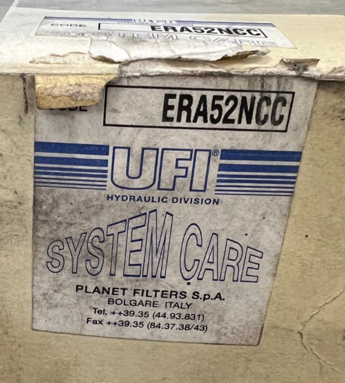 UFI ERA52NCC HYDRAULIC RETURN LINE FILTER OD 5.12 IN HEIGHT 8.03IN