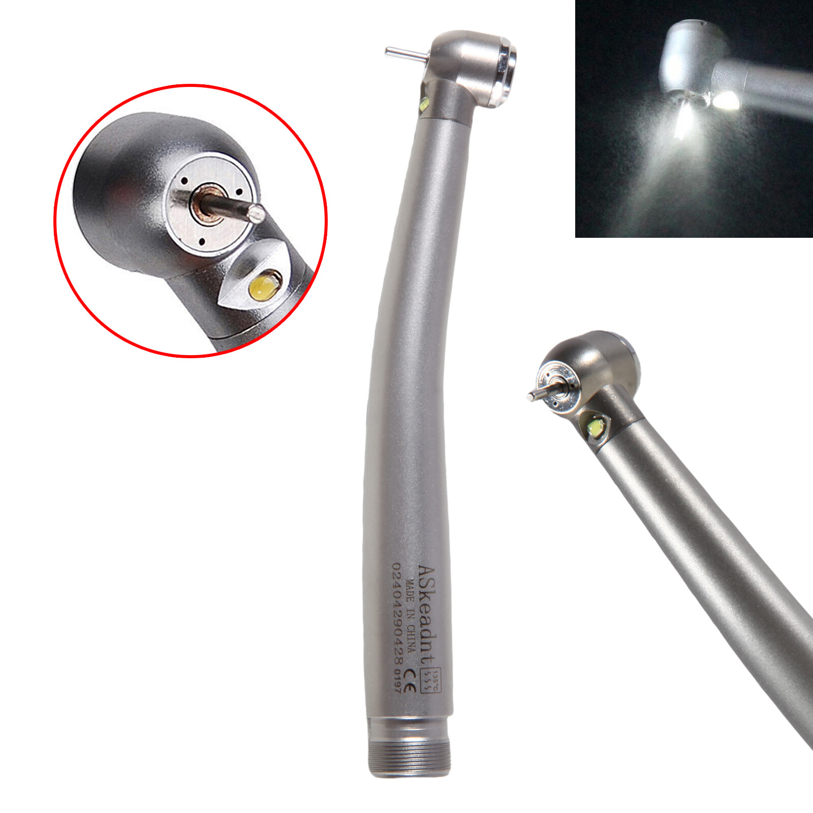 2 Fit Kavo LED High Speed Handpieces +1 Low Speed Latch Oral Kit 2 Hole US STOCK