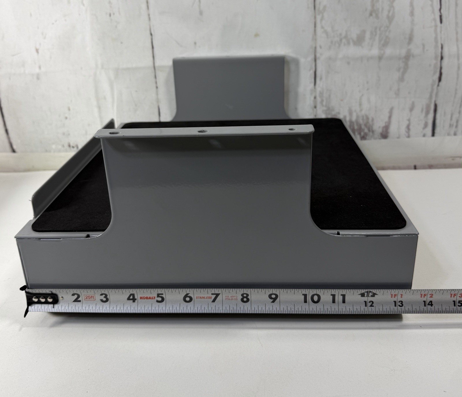 UPLIFT LOCKING UNDER DESK DRAWER WITH SHELF – GRAY – STR001