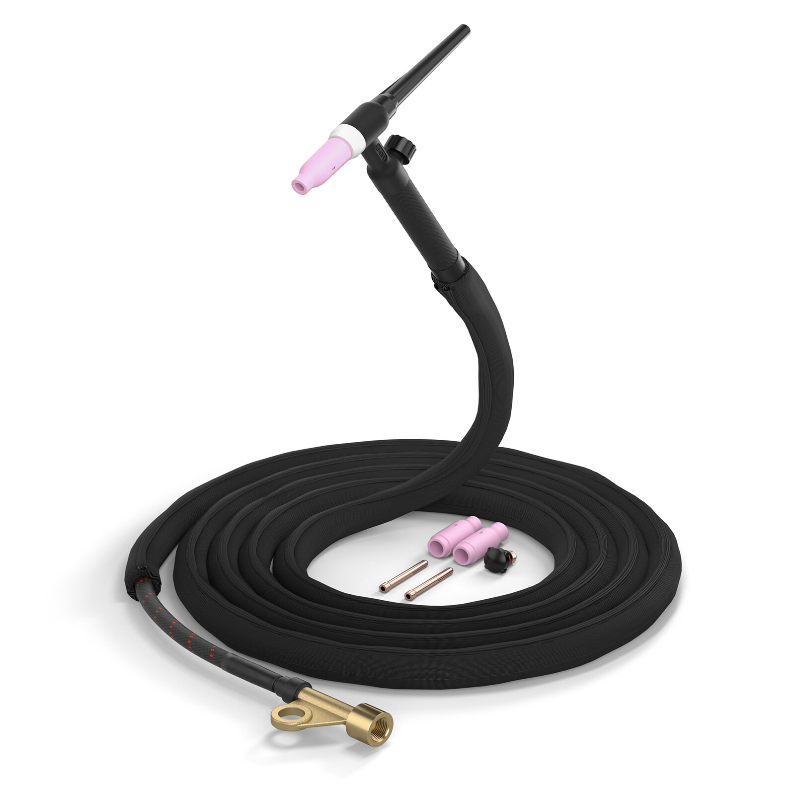 YESWELDER WP-17FV TIG Torch w/Gas Valve & 12ft Cable – Air Cooled