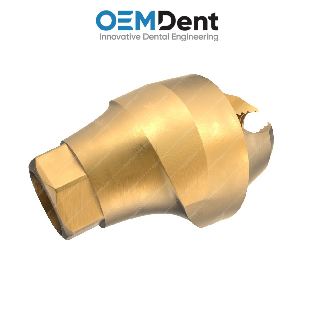 Angulated Multi Unit 17° 1.6mm Abutment RP Nobel Active® Compatible Conical
