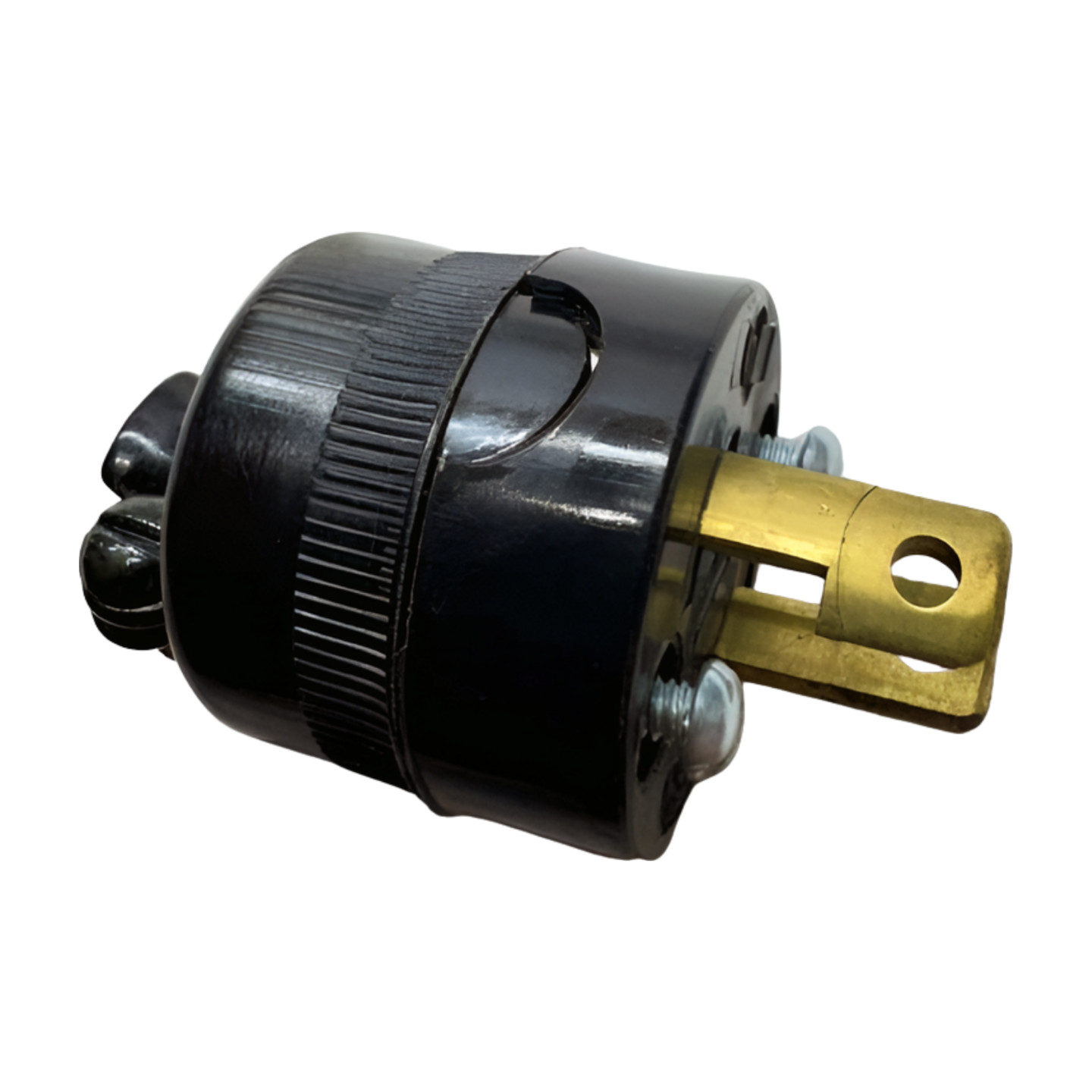 Arrow Hart 7465N Midget Locking Male Plug, 15A, 125V, 2-Pole, 2-Wire