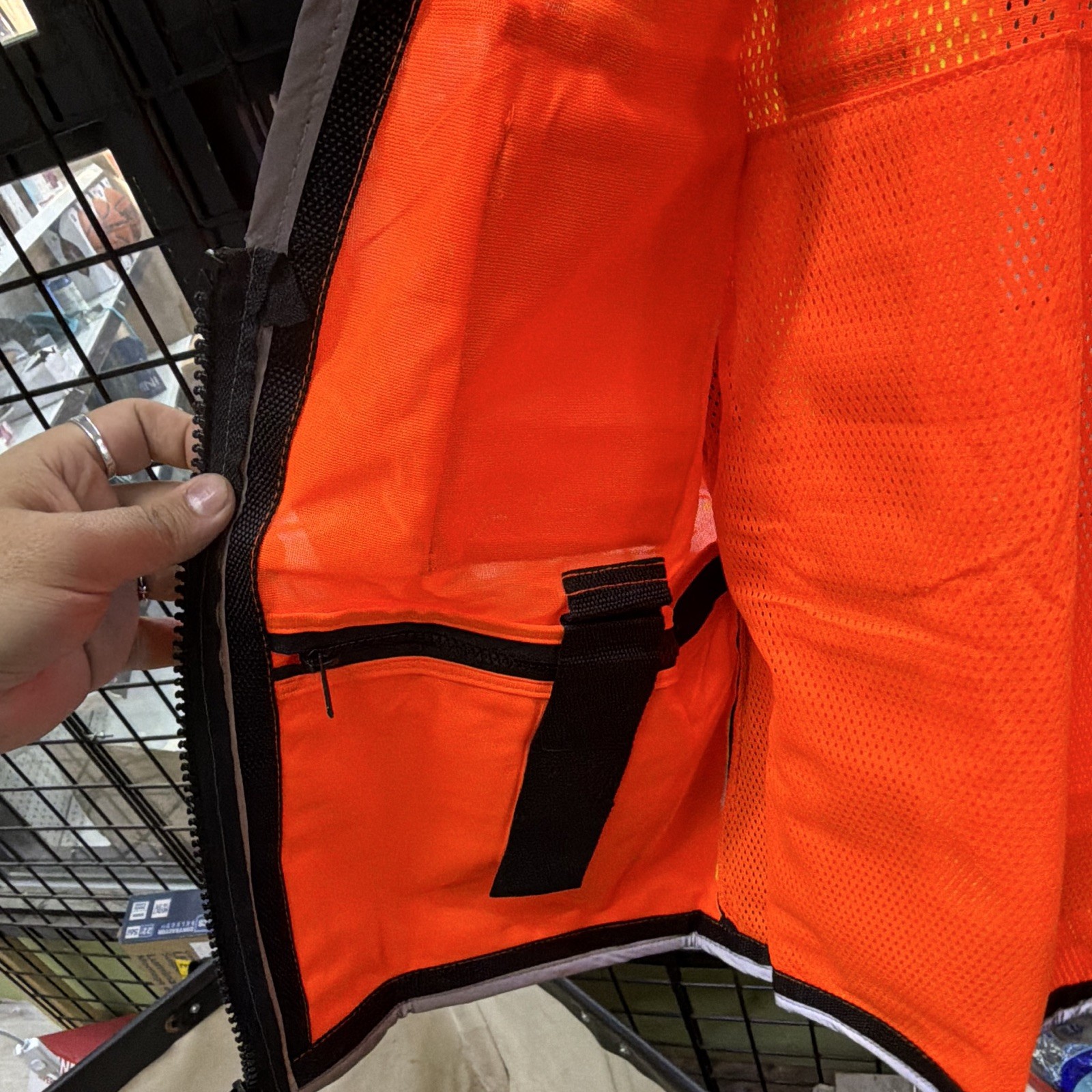 XGLOW SV822 Hi-Visibility Orange Safety Vest Size L Reflective ANSI Class 2