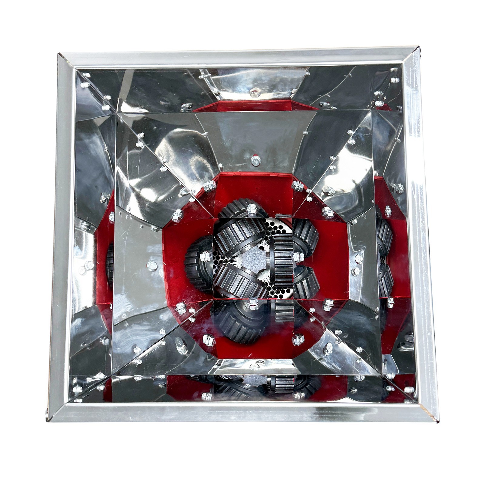 150kg/h Output 2.5mm Plate Animal Feed Pellet Mill Machine 220V 3-roller Head