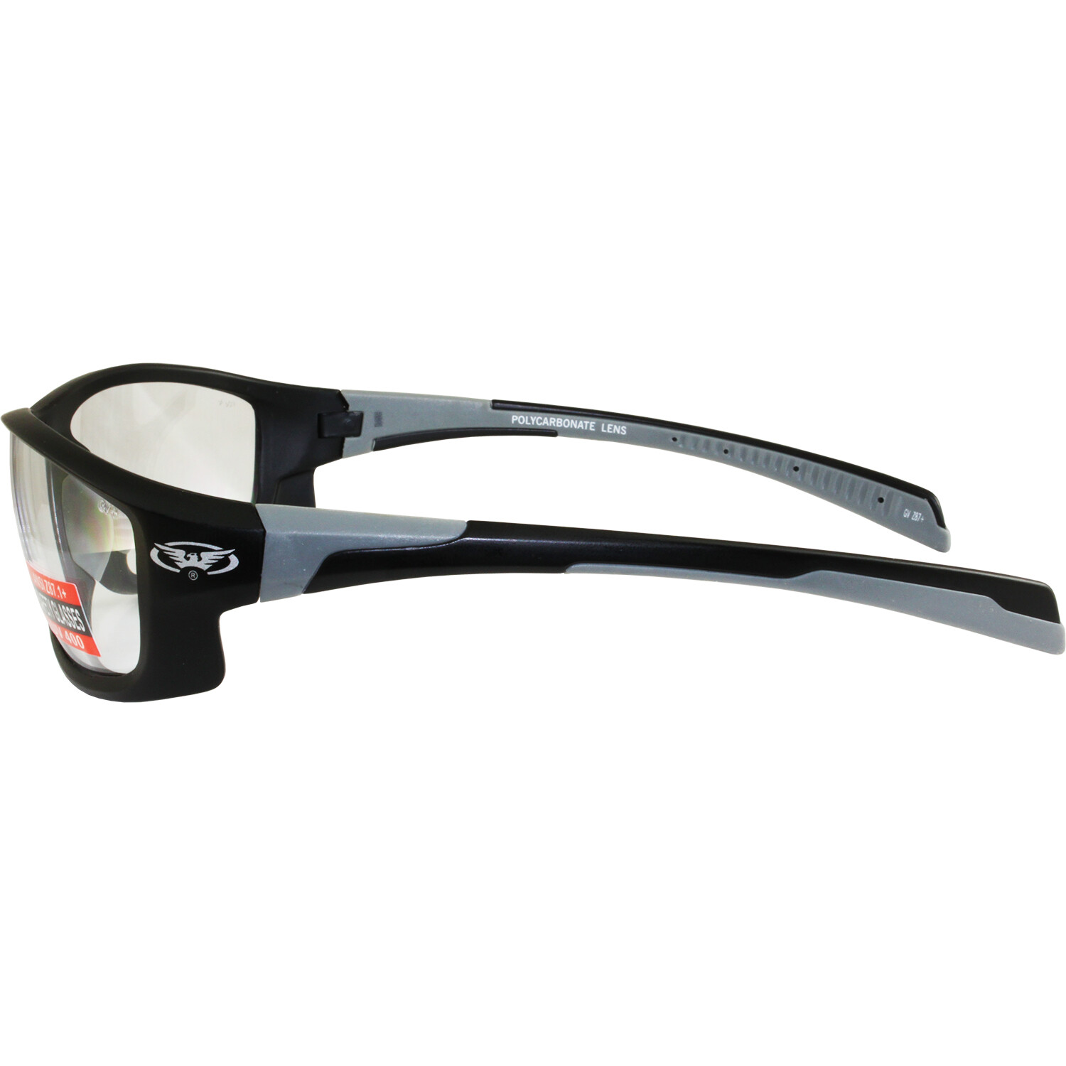 Hercules 5 Safety Glasses Z87.1 CLEAR SHATTERPROOF POLYCARBONATE LENS