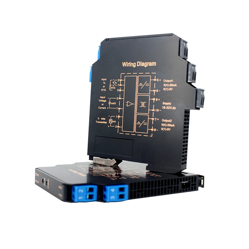Analog Signal Transmitter 4-20mA 0-20mA Ultra-Thin Isolator 0-10V 0-5V 1-5V