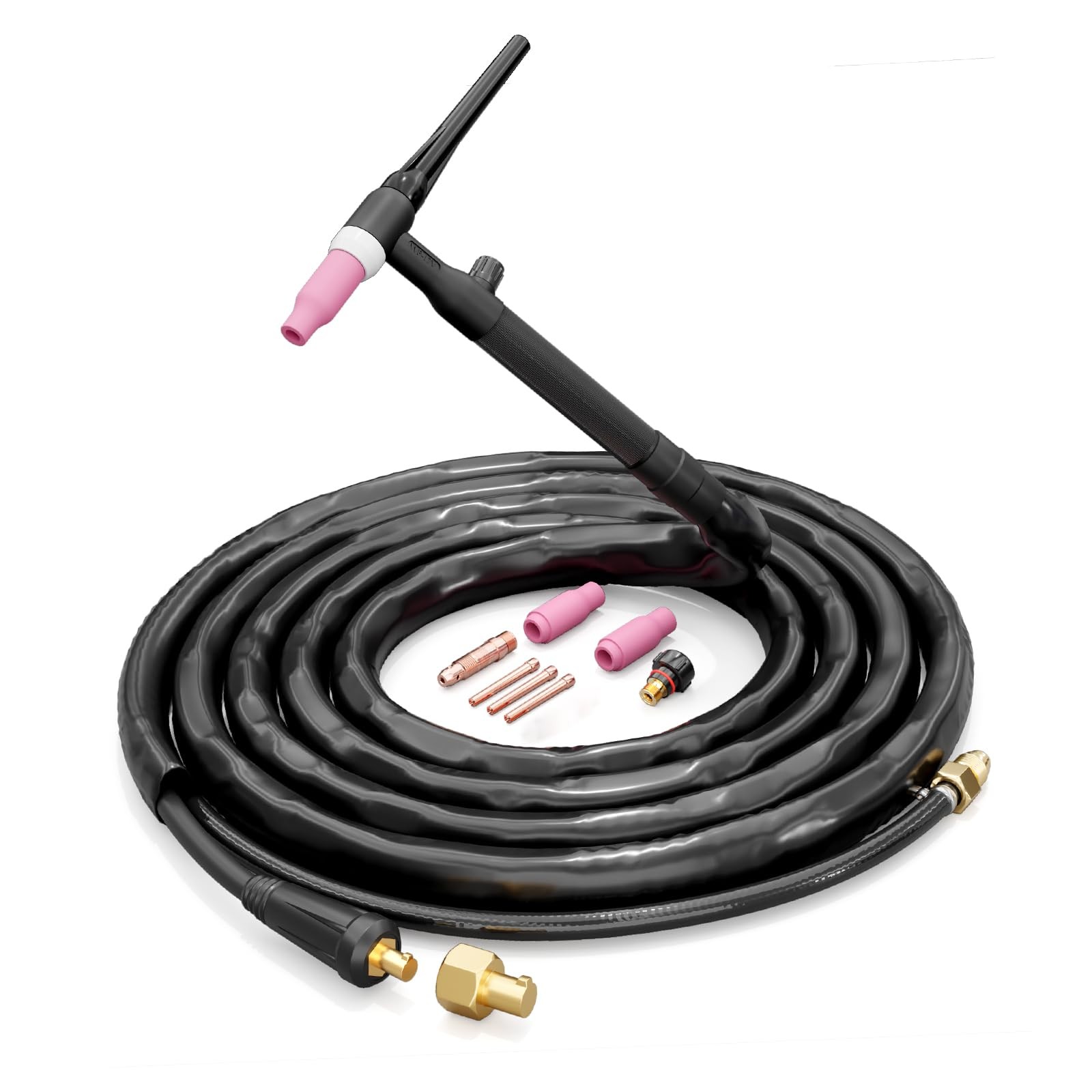 TIG Welding Torch WP-17V, Air-Cooled Lift TIG Torch with 10-25mm² Connector