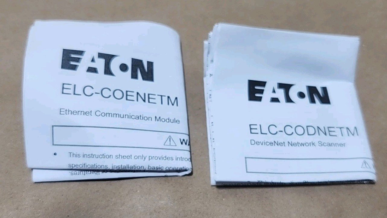 *NEW* Eaton ELC-CBPCELC3 PC Or ELC-GP Cable To ELC Controller 9.8Ft 3M +Warranty